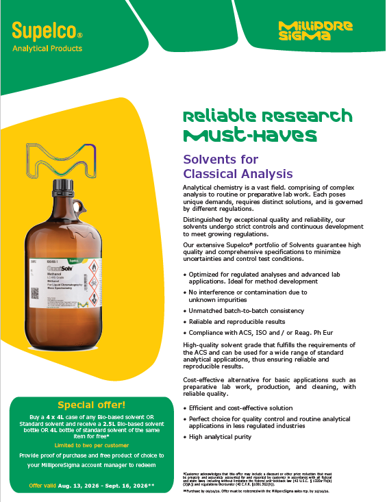 GET A FREE BOTTLE! Buy a 4 x 4L case of any Bio-based solvent OR Standard solvent and receive a 2.5L Bio-based solvent bottle OR 4L bottle of standard solvent of the same
item for free